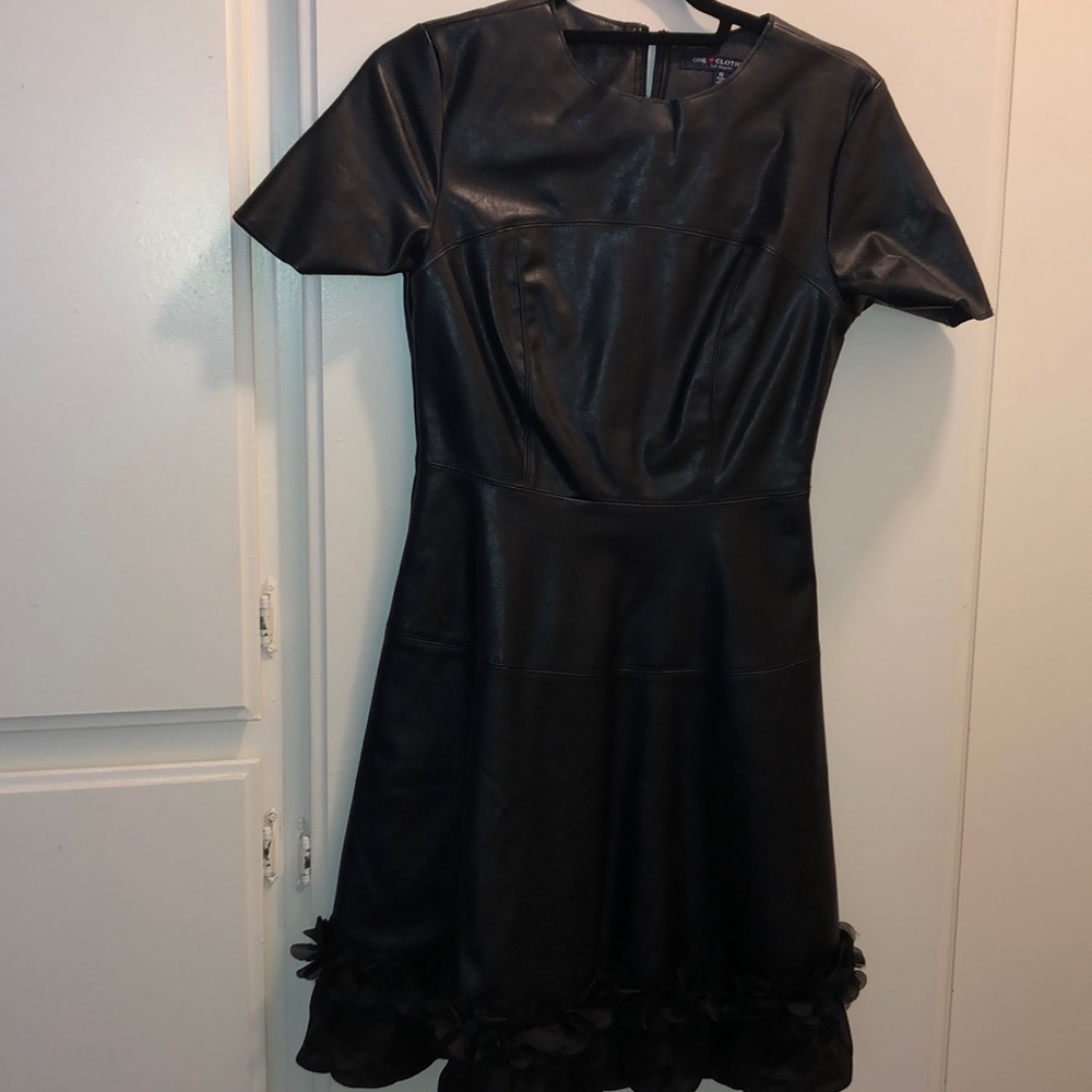 One clothing leather dress